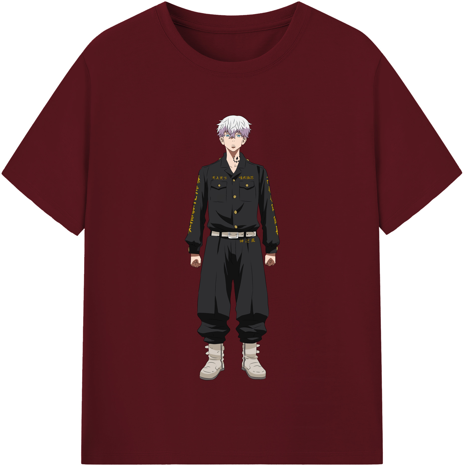 （画像用） 東京リベンジャーズ Tokyo Revengers 綿100％半袖Tシャツ（フロントプリント）